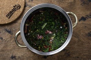 Грузинский суп из вишни