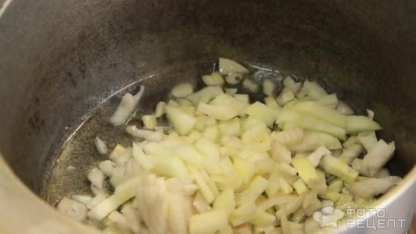 Рецепт: Суп из фарша - В казане