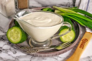 Домашний майонез из сметаны и горчицы