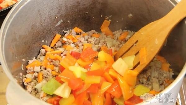 Рецепт: Суп из фарша - В казане