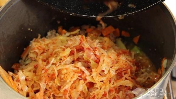 Рецепт: Суп из фарша - В казане