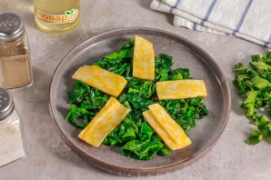 ПП салат с куриной печенью