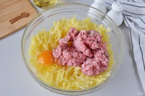 Драники картофельные с фаршем