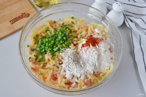 Драники картофельные с фаршем