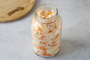 Хрустящая капуста в рассоле на зиму