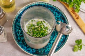 Кефирно-чесночный соус для шаурмы