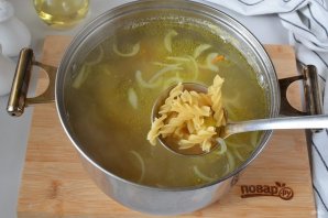 Суп из куриных шеек