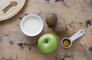 Смузи из киви и яблока