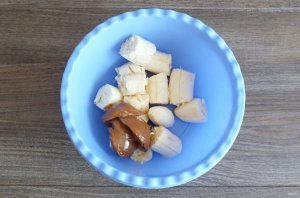 Мороженое из банана и сгущенки