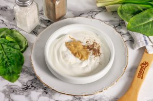 Домашний майонез из сметаны и горчицы