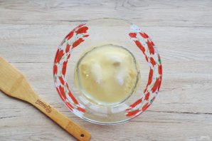 Постный пирог "Зебра"