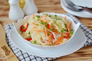 Маринованная капуста с яблочным уксусом